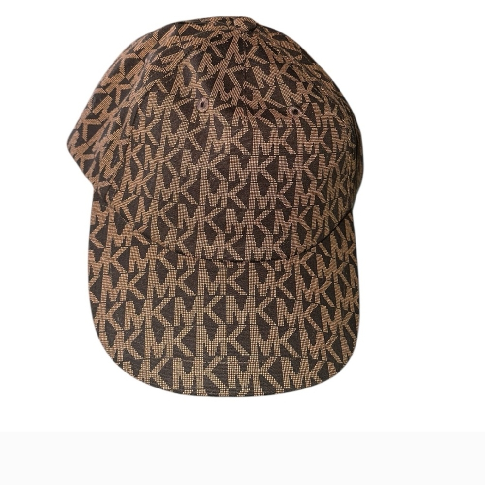 Brown Patterned Baseball Cap - image 2